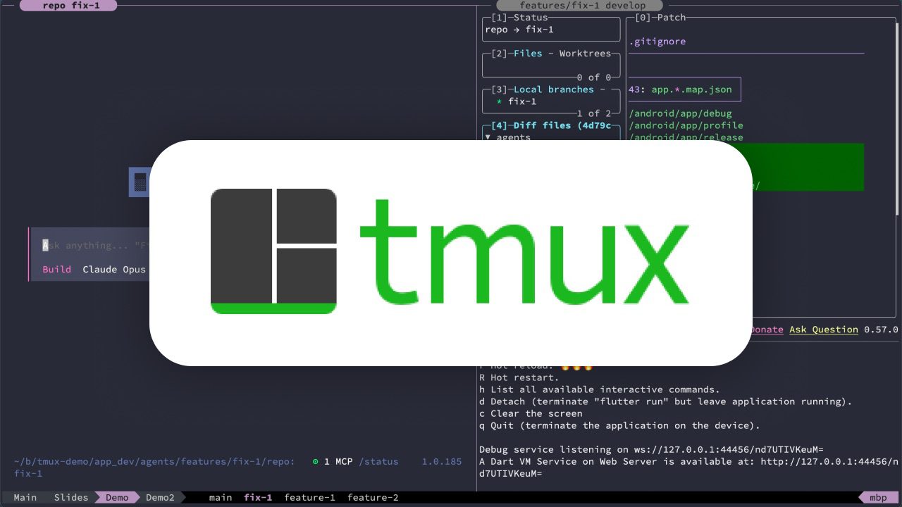 同時開 10 個 AI 寫程式 — AI 工作流中必備軟體：TMUX