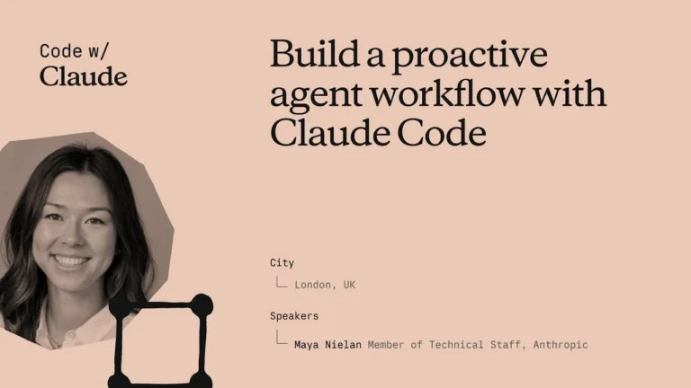 Build a proactive agent workflow with Claude Code（用 Claude Code 打造主動式代理工作流程）