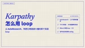 Karpathy 怎麼用 loop：AutoResearch + 讓它快 5 倍的雙層 loop