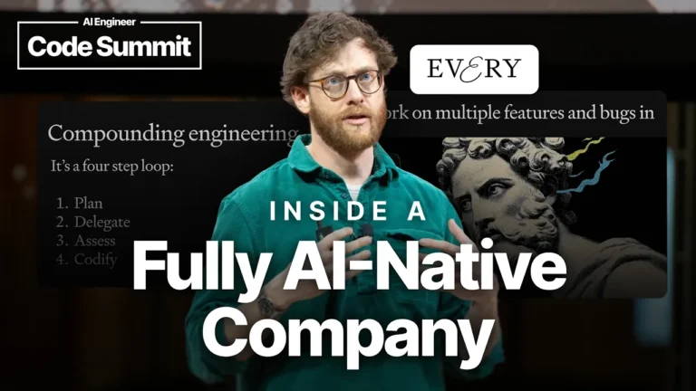 Dispatch from the Future: Building an AI-native Company|來自未來的報告:打造 AI 原生公司