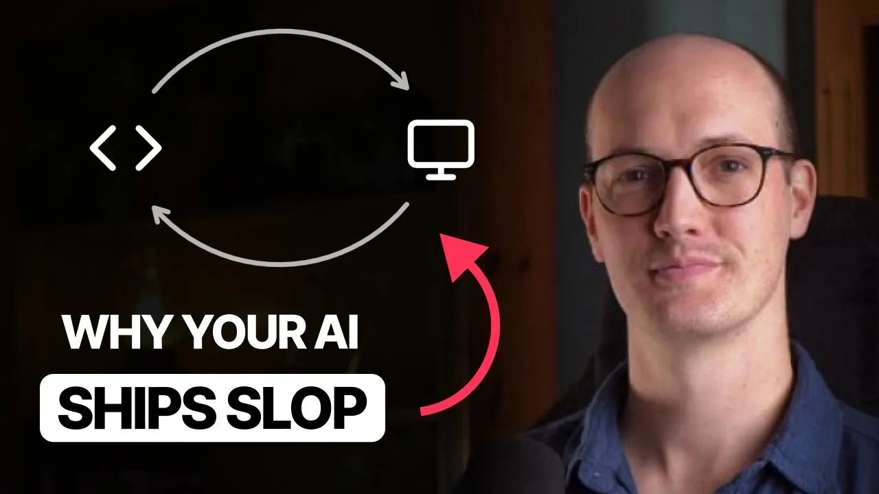 Frontend is HARDER for AI than Backend (Here's How to Fix It) — 為什麼 AI 寫前端比後端難(以及解決方案)